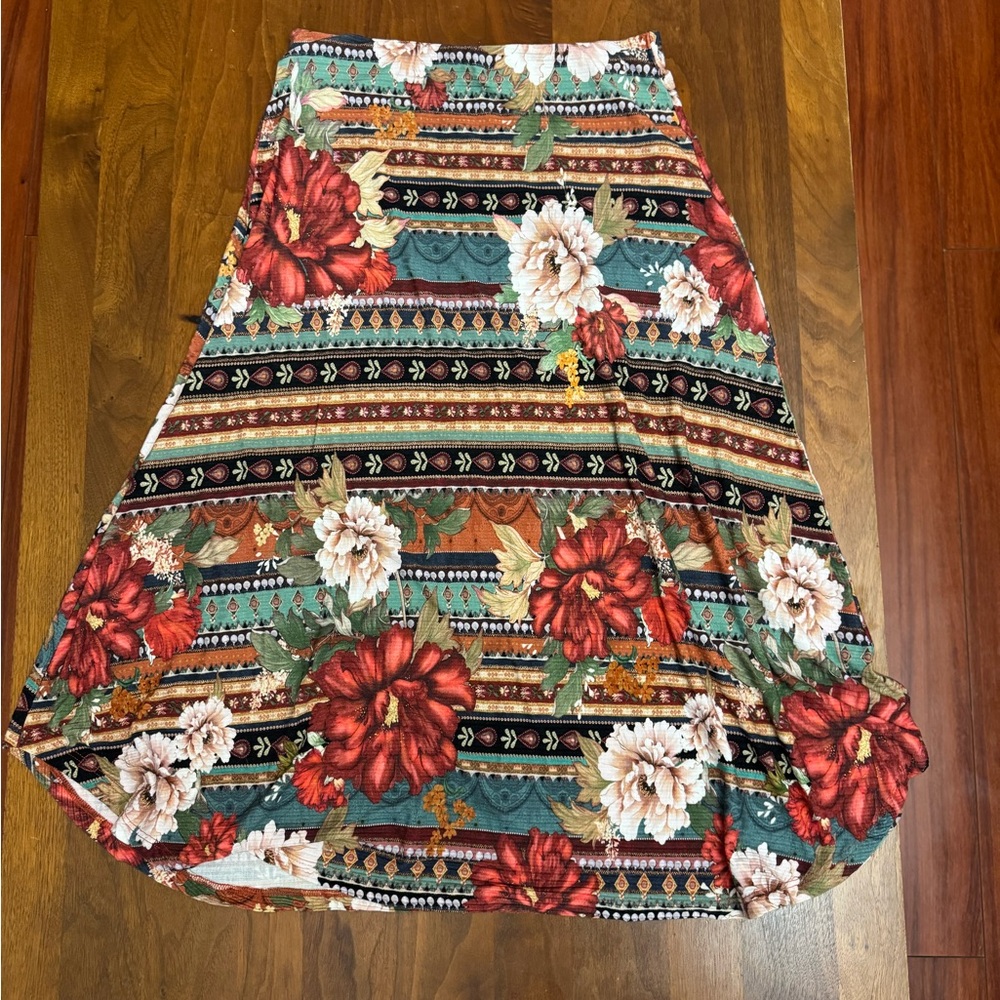 Farm Rio Floral Skirt - Multicolor